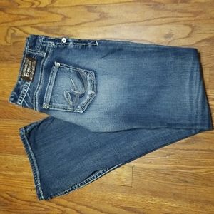 Express Stella medium wash boot cut jeans